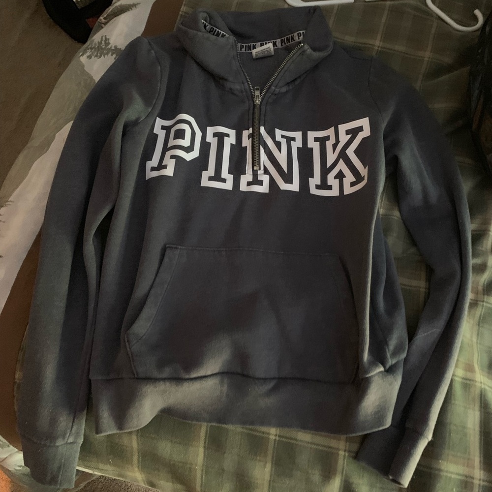 Victoria secret quarter zip sweatshirt